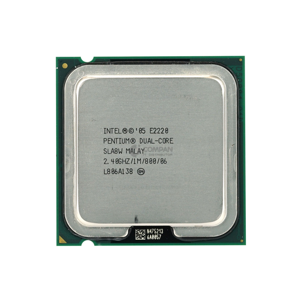 SLA8W INTEL PENTIUM E2220 DUAL-CORE 2,40 GHZ 1MB L2 800MHZ CACHE CPU